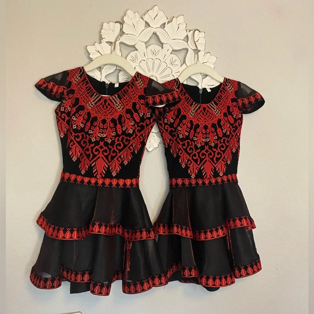 Girls embroidered ruffle dresses size 2T BRAND NEW no tags though! - Picture 11 of 11